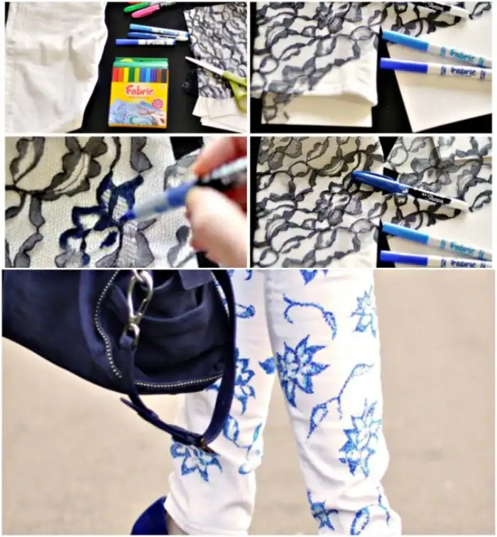 Стильный деним: 16 крутейших идей трансформации старых джинсов