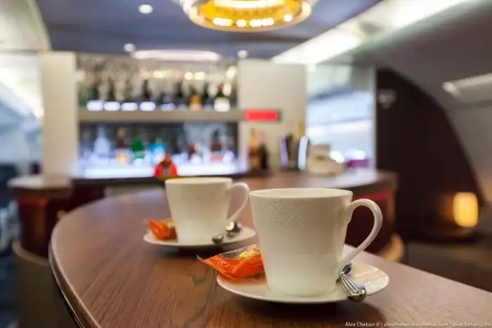 Самый лучший интерьер самолета Airbus A380