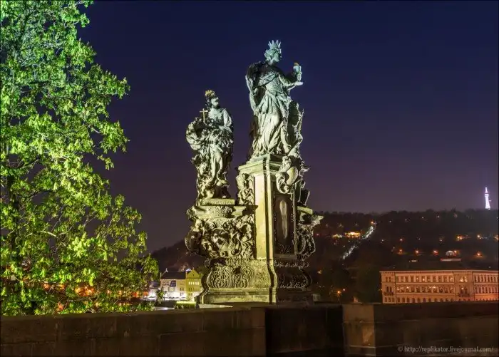 Ночная Прага