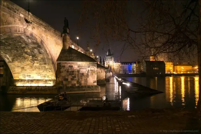 Ночная Прага