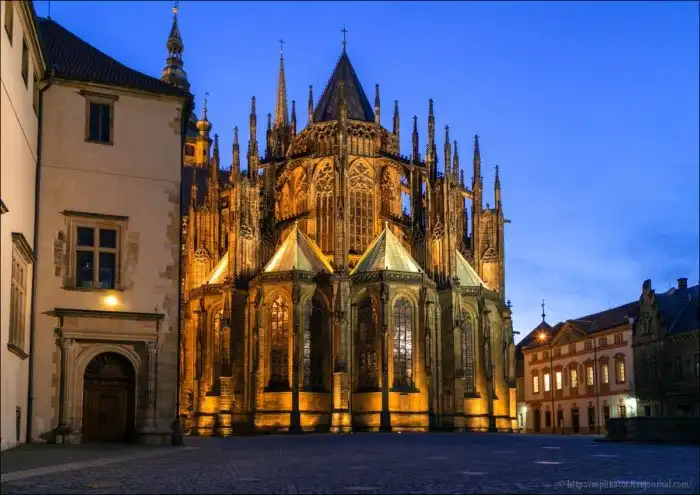 Ночная Прага