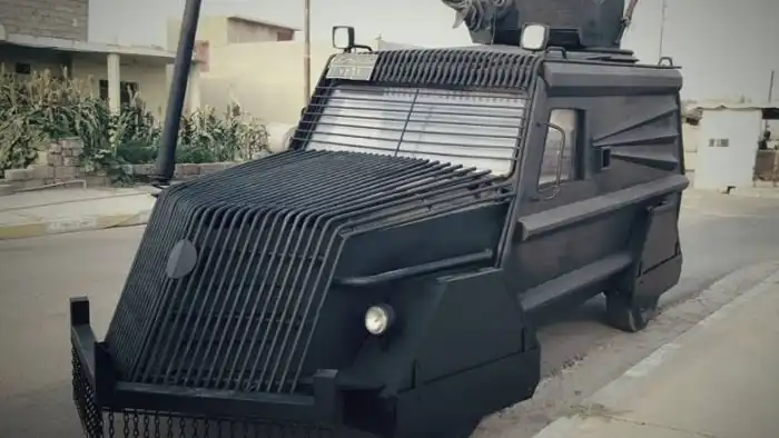 Самодельная бронетехника курдского ополчения