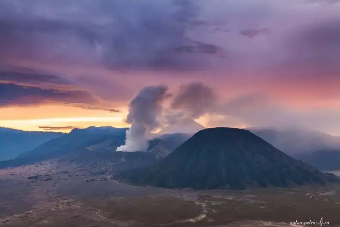 Вулкан Бромо. Остров Ява