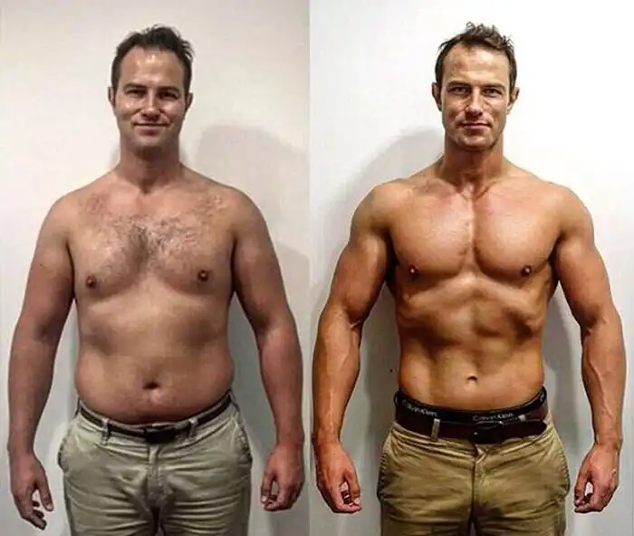Мужчина привел себя в порядок за 15-недельный срок