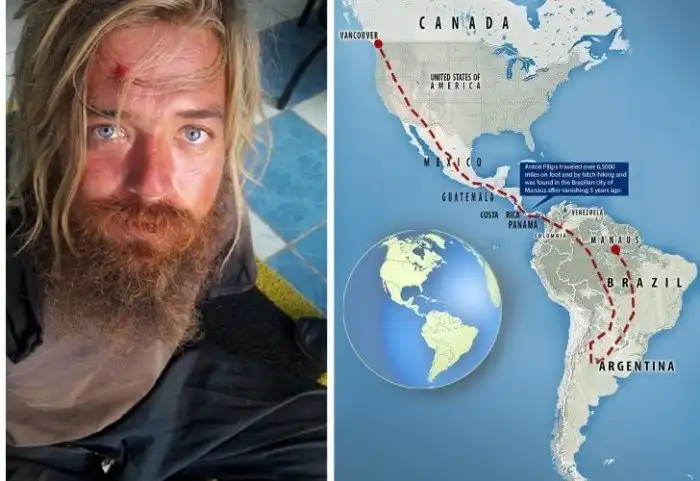 Житель Канады пересек два континента и побывал в 10 странах – босой и без документов