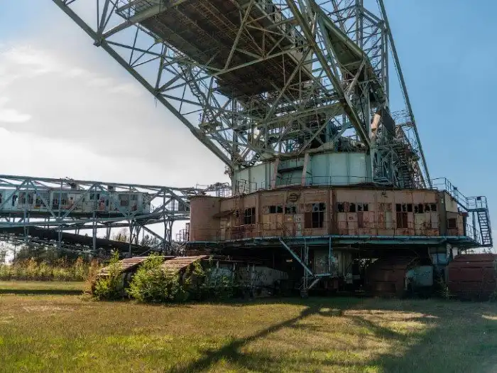 Заброшенный экскаватор Bagger 258