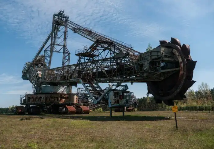 Заброшенный экскаватор Bagger 258