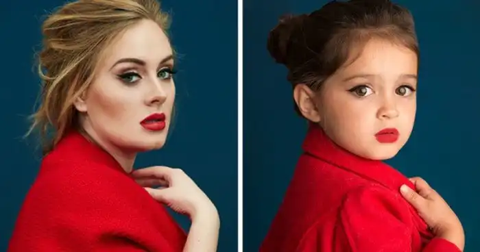 Трехлетняя девочка примерила образы сильных женщин