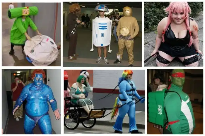 Сумасшедший народный косплей