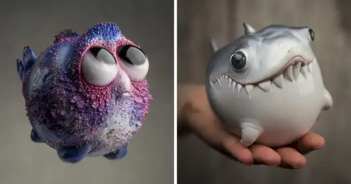 Волшебные обитатели океана в исполнении творческой пары из Польши