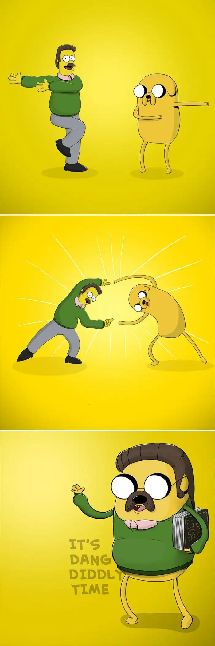 Что будет, если соединить двух мультипликационных персонажей в одного?