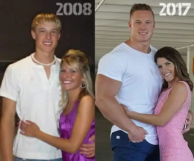 Бывший тощий подросток превратился в бодибилдера