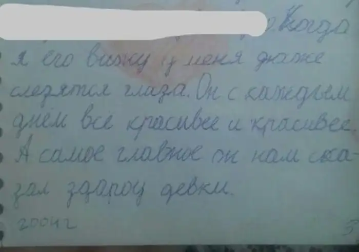 Забавные строки из девичьих дневников