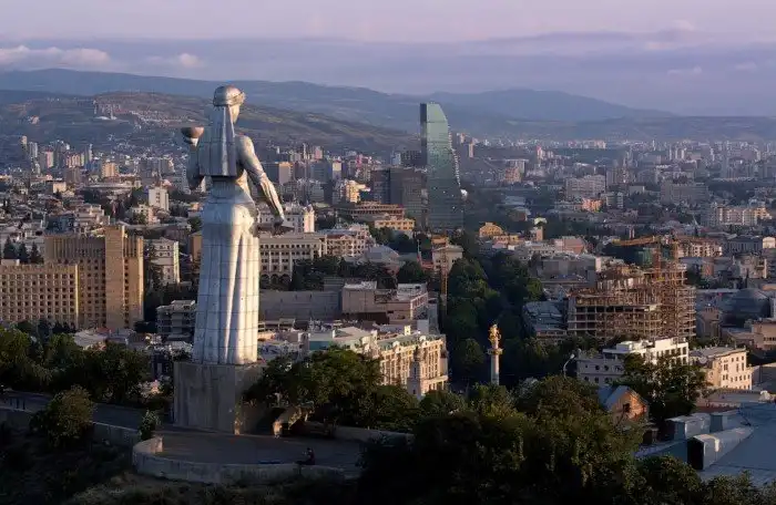 Грузия с высоты птичьего полета