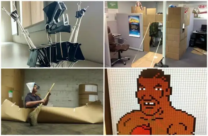 К чему приводит скука на работе: 40 шедевральных примеров