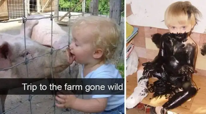 Ох, уж эти детки: родители делятся чумовыми проделками своих малышей в Snapchat