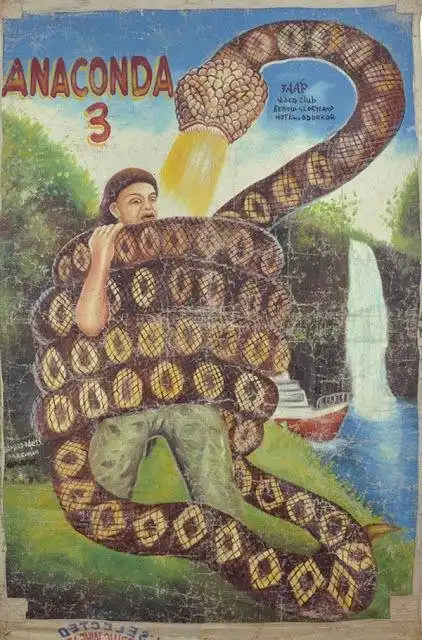 Киноплакаты из Ганы: уникальный примитивизм