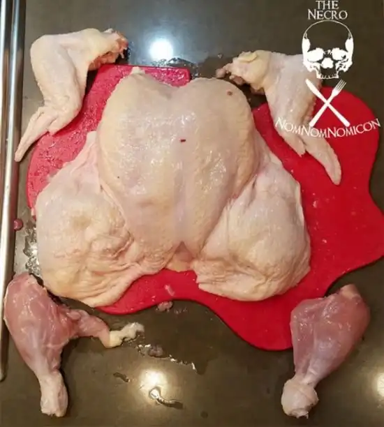 Жуткое блюдо на День благодарения