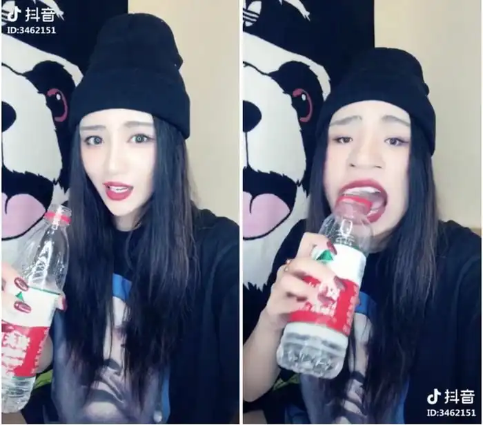 Девушки пьют и едят так, чтобы не испортить губную помаду