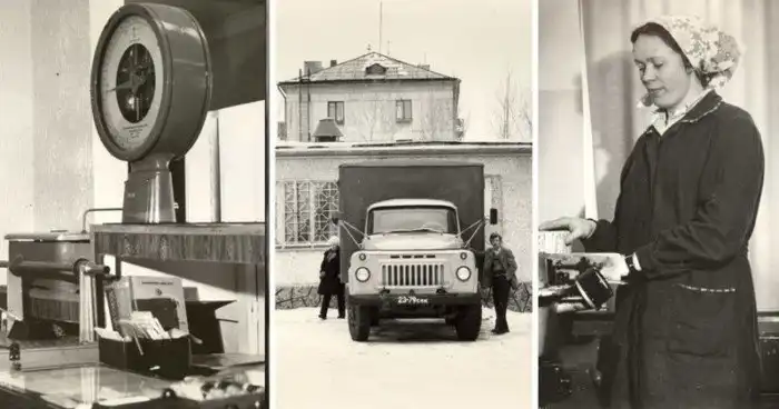 Уникальные фотографии работы почтамта времен СССР