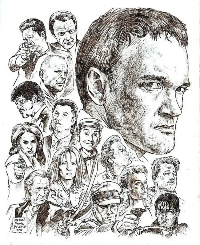 Постеры к фильмам Квентина Тарантино