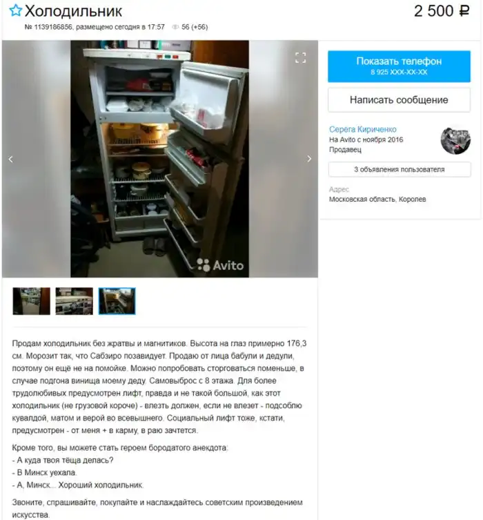 Частичка Путина и собачья находка. Самые странные объявления с Avito