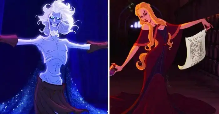 Как бы выглядели персонажи "Игры престолов", если бы их иллюстрировала студия Disney