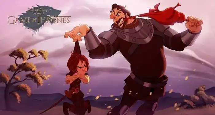 Как бы выглядели персонажи "Игры престолов", если бы их иллюстрировала студия Disney