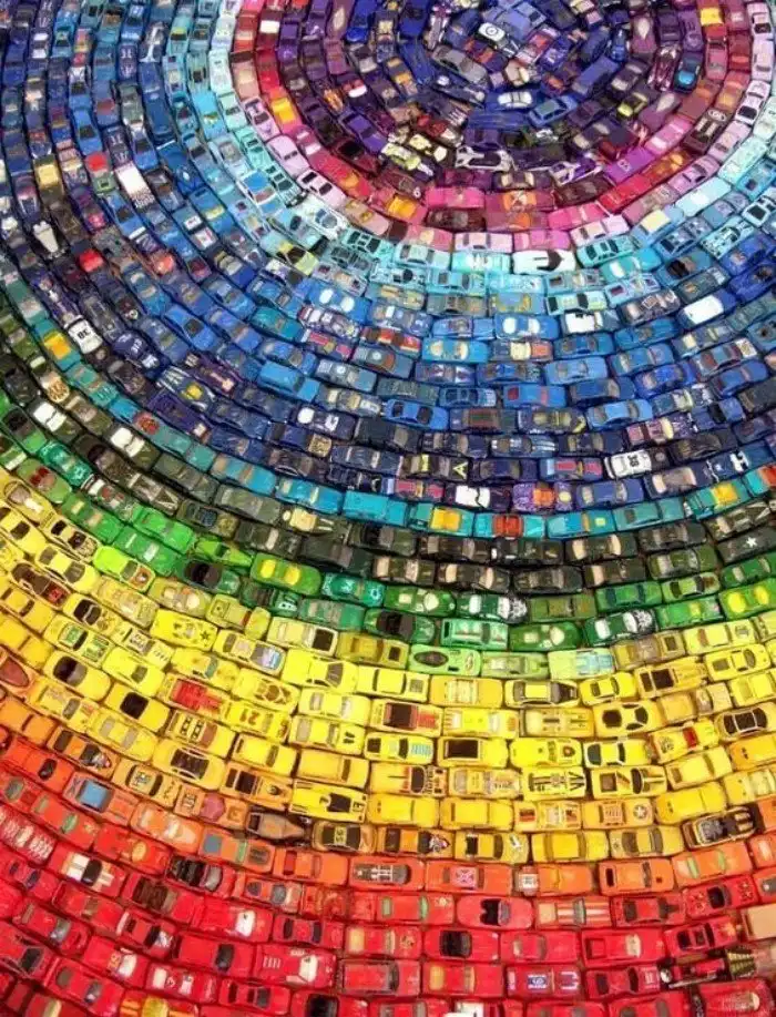 Сделай радугу из всего, что есть под рукой