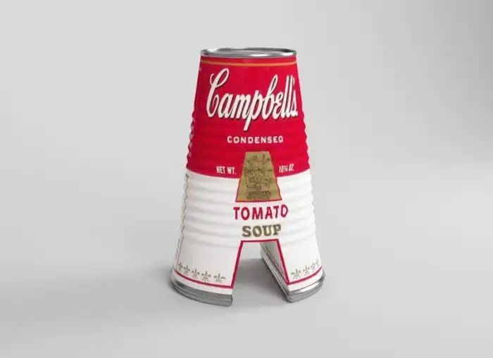 Команда дизайнеров создала алфавит, каждая буква которого выполнена в стиле знаменитых художников