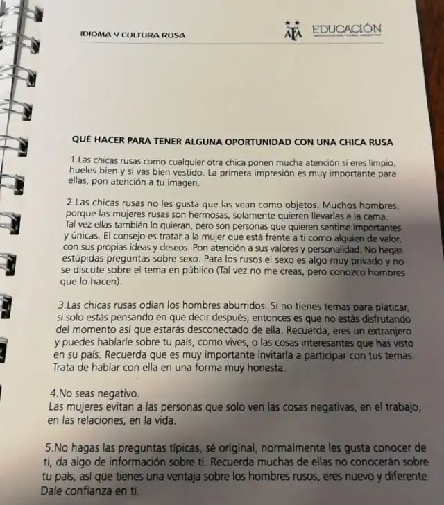 Аргентинцев учат, как понравиться российским девушкам на ЧМ-2018