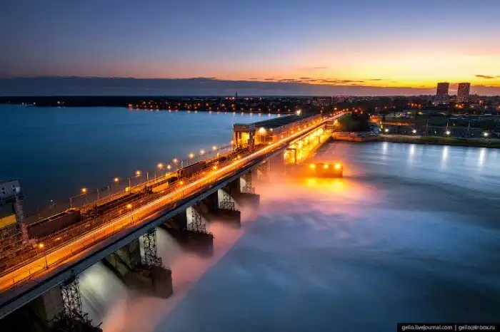 Новосибирская ГЭС в объективе