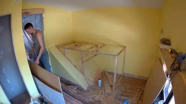 Кровать для сына своими руками