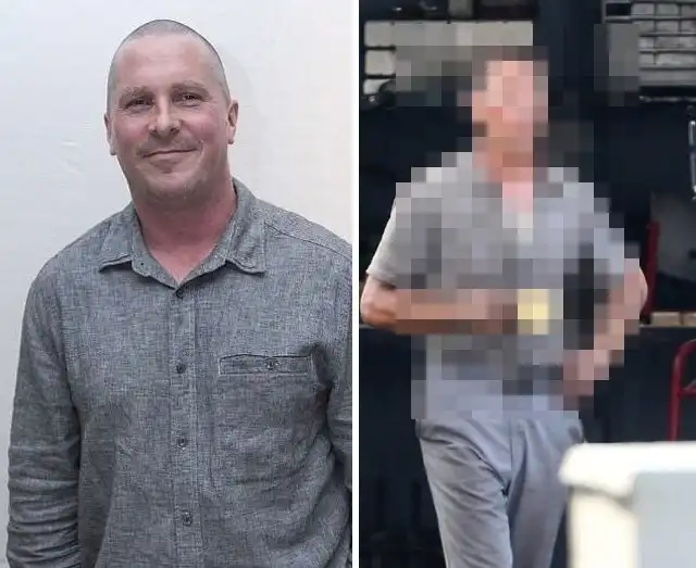 Кристиан Бэйл кардинально изменил внешность для съемок в фильме "Форд против Феррари"