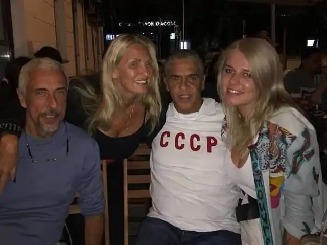 Фотография Сами Насери после драки в караоке-баре в Москве