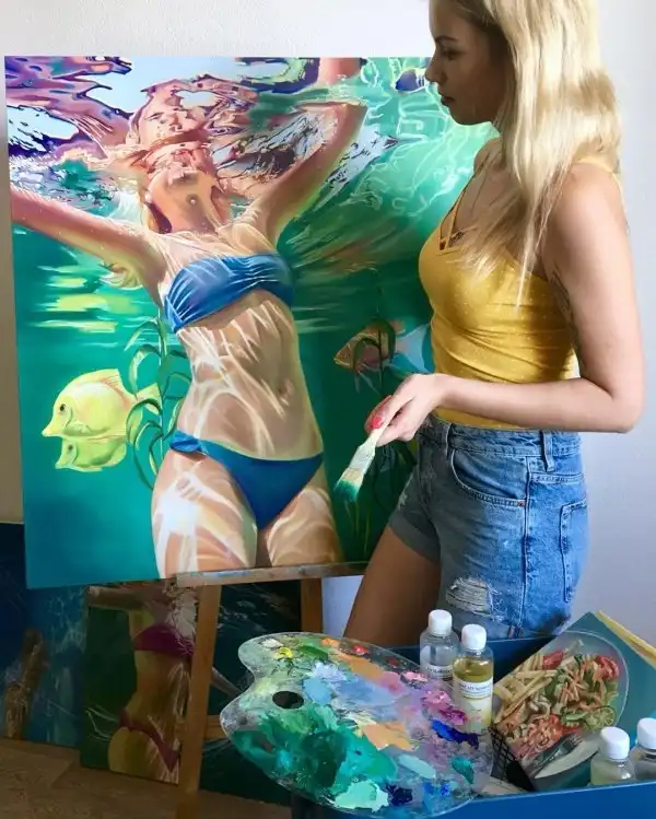 Впечатляющие картины маслом Анастасии Морской