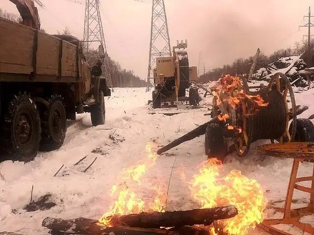 Непростая работа в суровых условиях