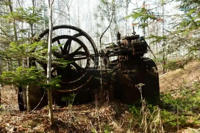 В Тайге нашли английскую паровую машину