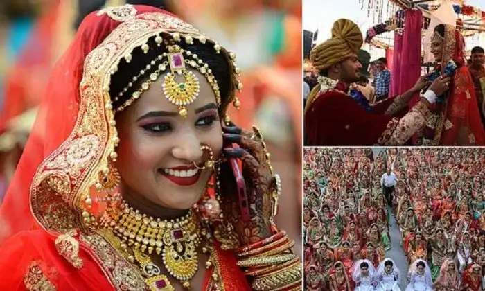 Торговец алмазами выдает замуж сотни индийских сирот одновременно