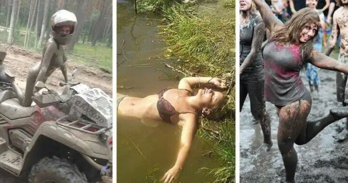 20+ простушек, обожающих месить грязь