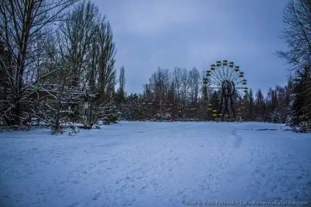 Зимняя прогулка по Припяти в 2019 году