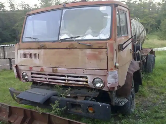 Восстановление старого КамАЗа, который простоял на улице несколько лет