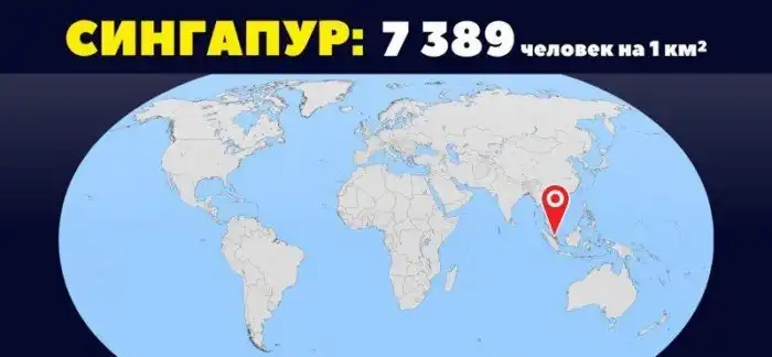 Лидеры и аутсайдеры рейтинга густонаселённых стран мира