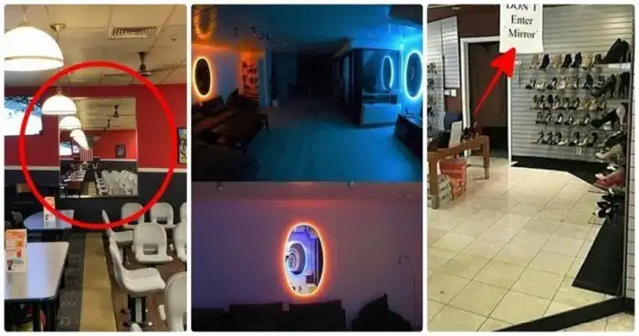 15 фото с эффектом зеркального коридора, способных дезориентировать в пространстве