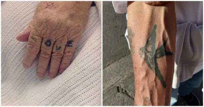 20 поразительных и наглядных примеров, демонстрирующих, что будет с татуировками в старости