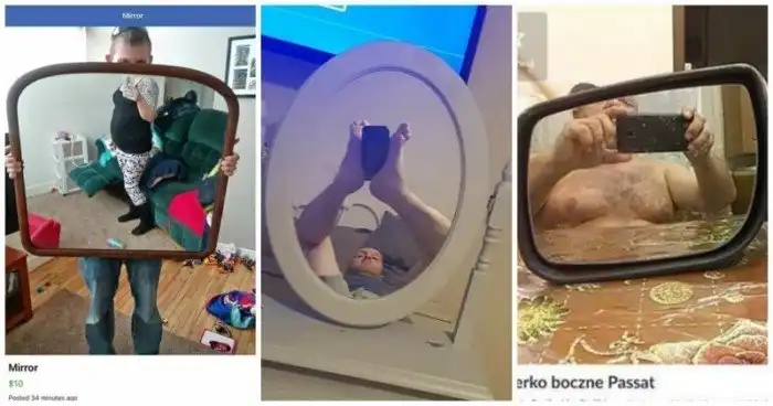20 нелепых фото людей, которые просто хотели продать зеркала, но что-то пошло не по плану