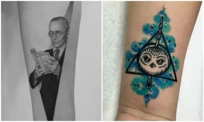 23 символичные татуировки, вдохновленные книгами и писателями
