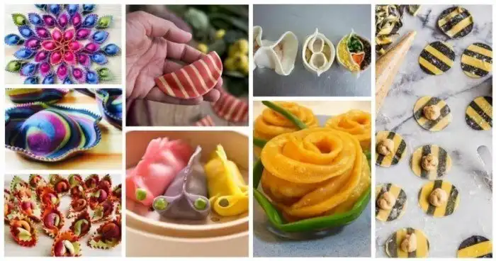 30 необычных форм, видов и окрасок пельмешек и прочих тесто-мясных "пончиков"