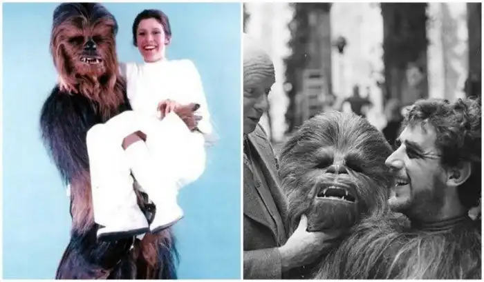 Редкие снимки со съёмок "Звёздных войн": в память о Питере Мейхью