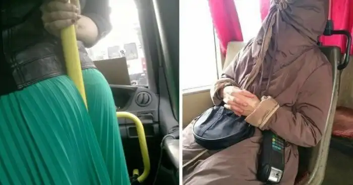 Подсмотрено в общественном транспорте